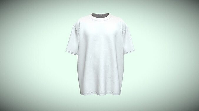 Blank Tshirt - Aaron White In Low Poly Low-poly 3D model