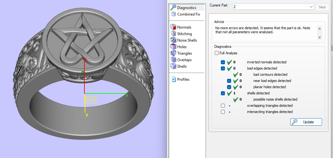 Jack and Sally The Nightmare Before Christmas engagement ring 2 3D print model_6