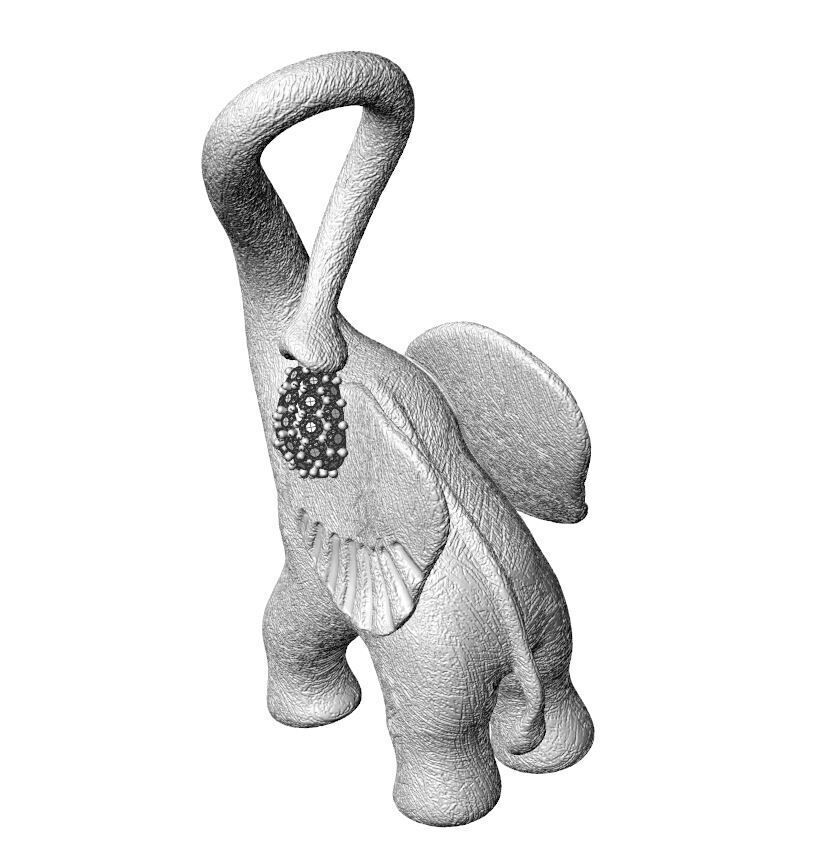 Elephant - DUMAS JOAILLIER -Ole Lynggaard 3D print model_7