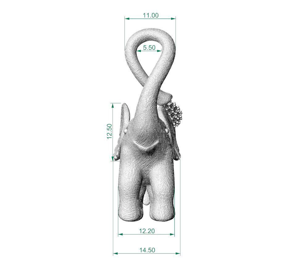 Elephant - DUMAS JOAILLIER -Ole Lynggaard 3D print model_10