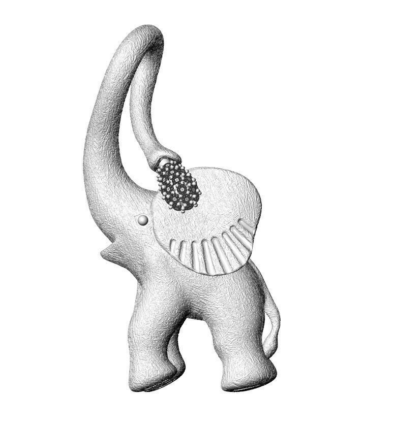 Elephant - DUMAS JOAILLIER -Ole Lynggaard 3D print model_6