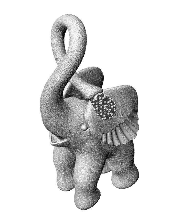 Elephant - DUMAS JOAILLIER -Ole Lynggaard 3D print model_5