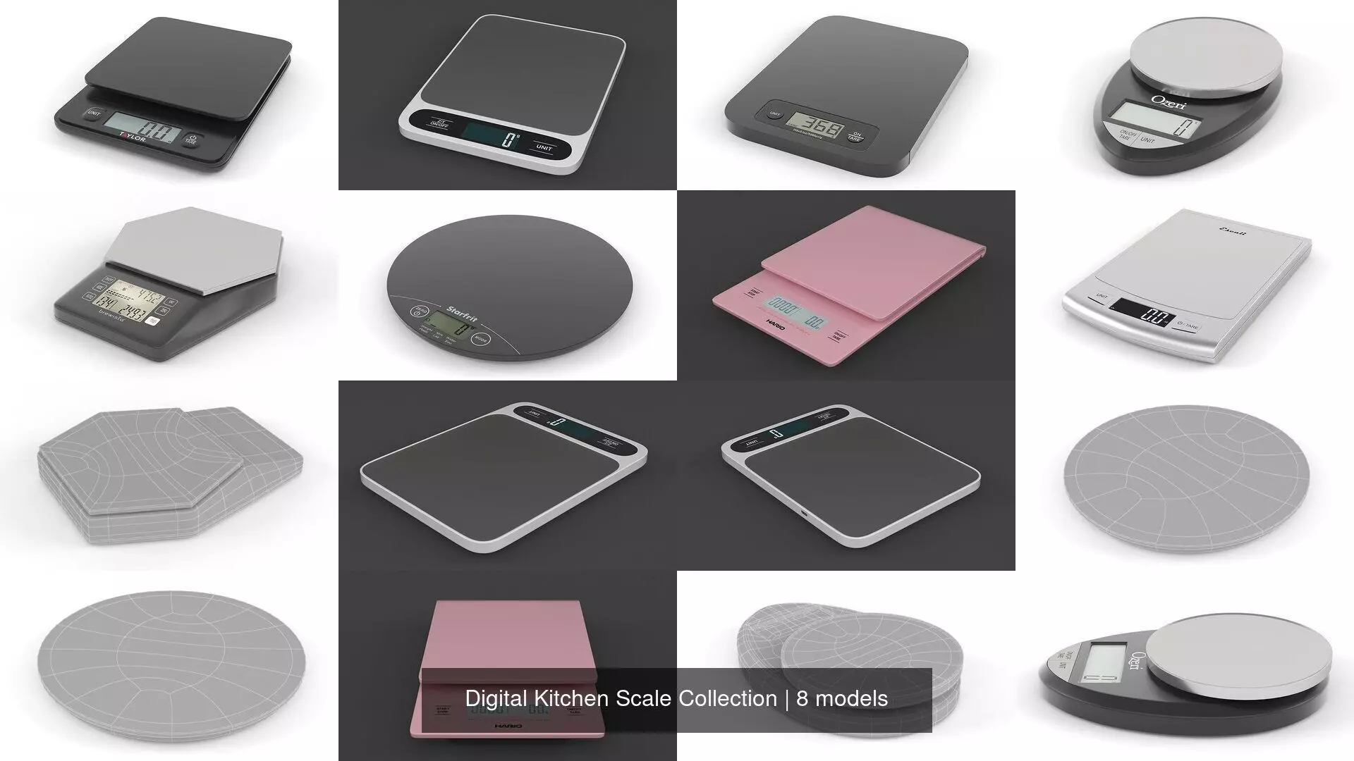 Digital Kitchen Scale Collection _0