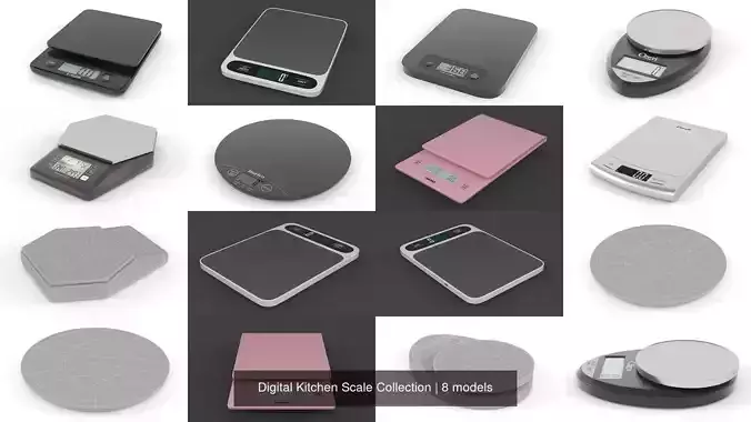 Digital Kitchen Scale Collection 