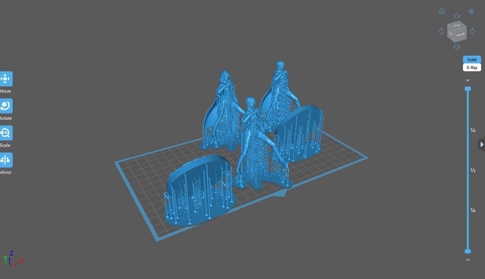 Rouge - DND Miniature - Pre-Supported 3D print model_11