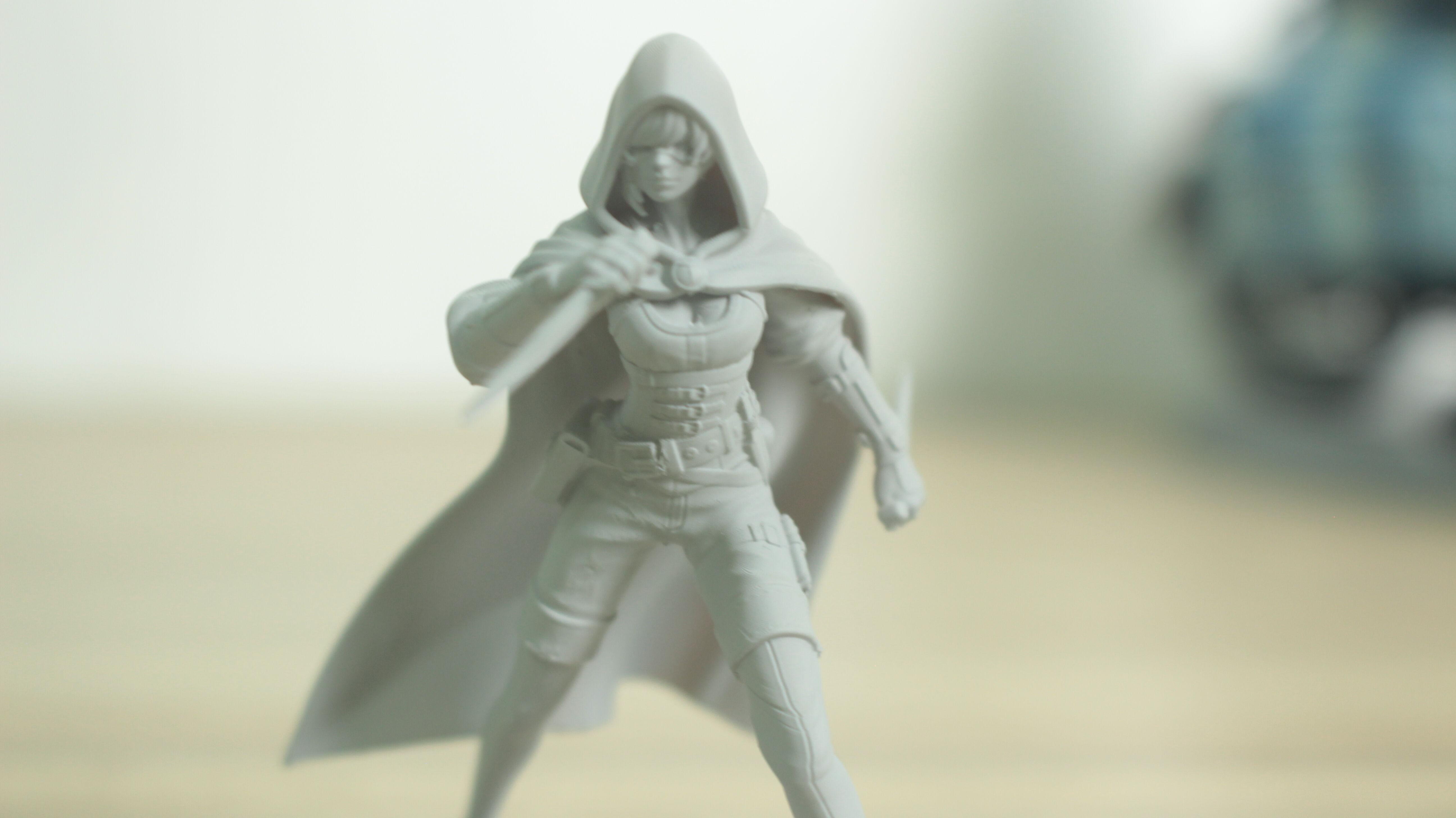Rouge - DND Miniature - Pre-Supported 3D print model_8