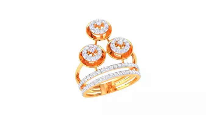  Women Ring MTL 3dm STL OBJ FBX Details