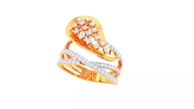 Women Ring MTL 3dm STL OBJ FBX Details