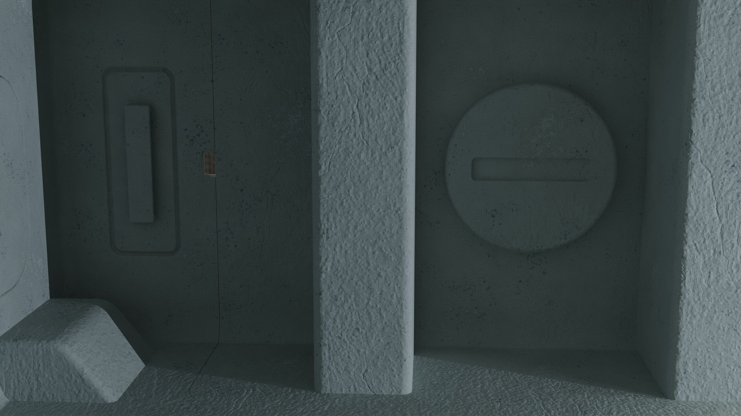 scifi room space  6vol 3D model_6