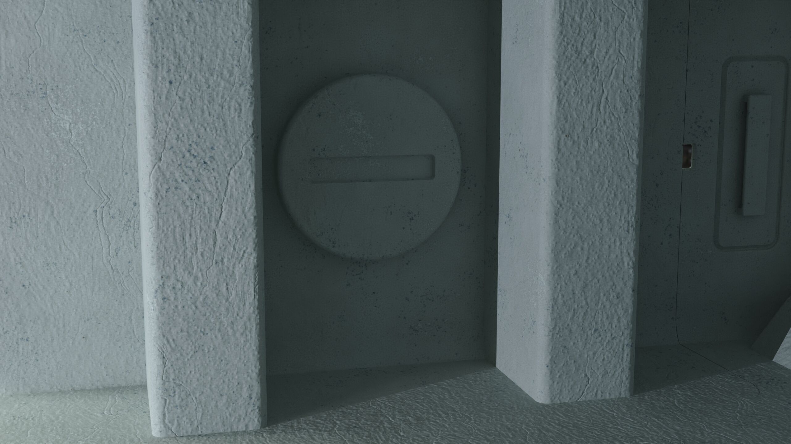 scifi room space  6vol 3D model_7