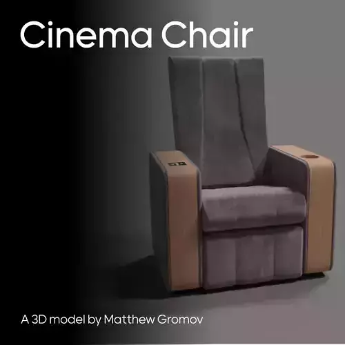 Cinema chair 3D model
