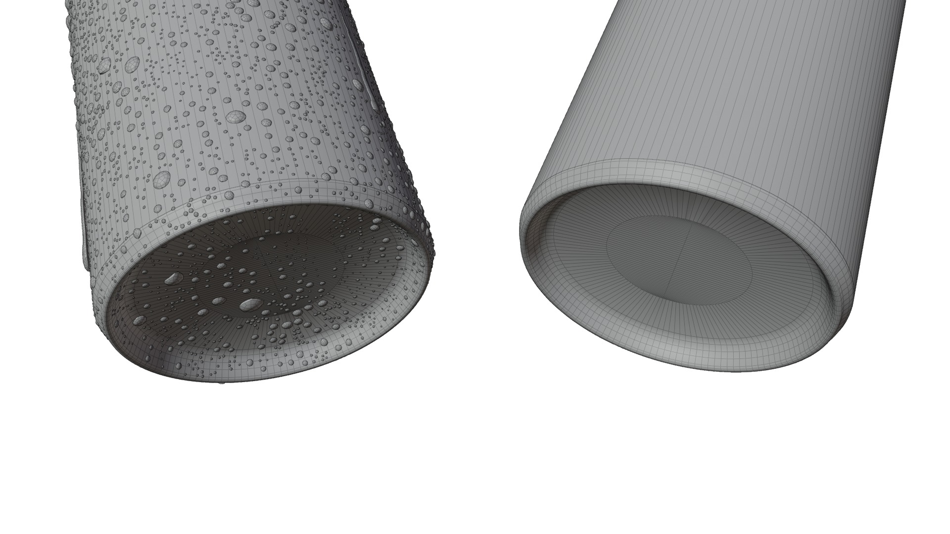 Variety Beverage Cans Pack - Water Droplets Open and Closed Tabs 3D Model Collection_18