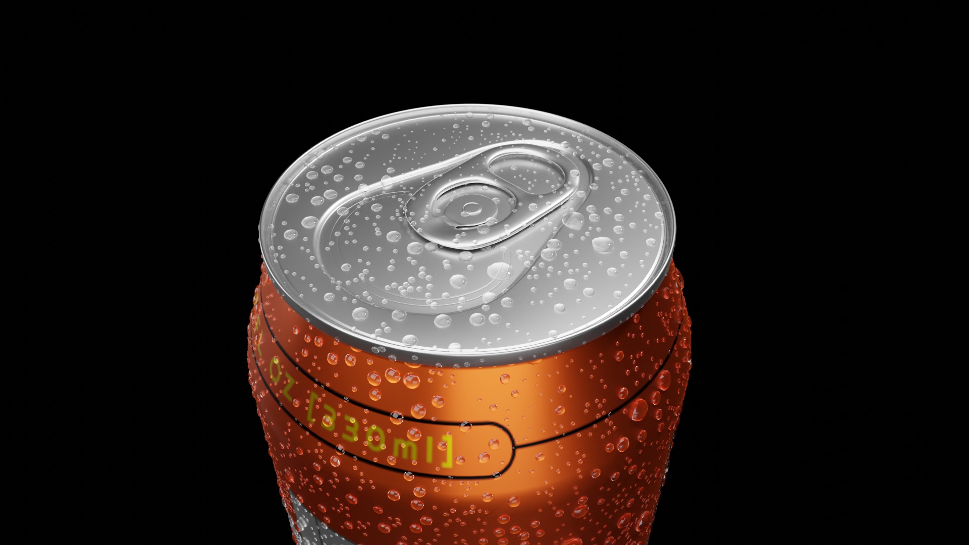 Variety Beverage Cans Pack - Water Droplets Open and Closed Tabs 3D Model Collection_5
