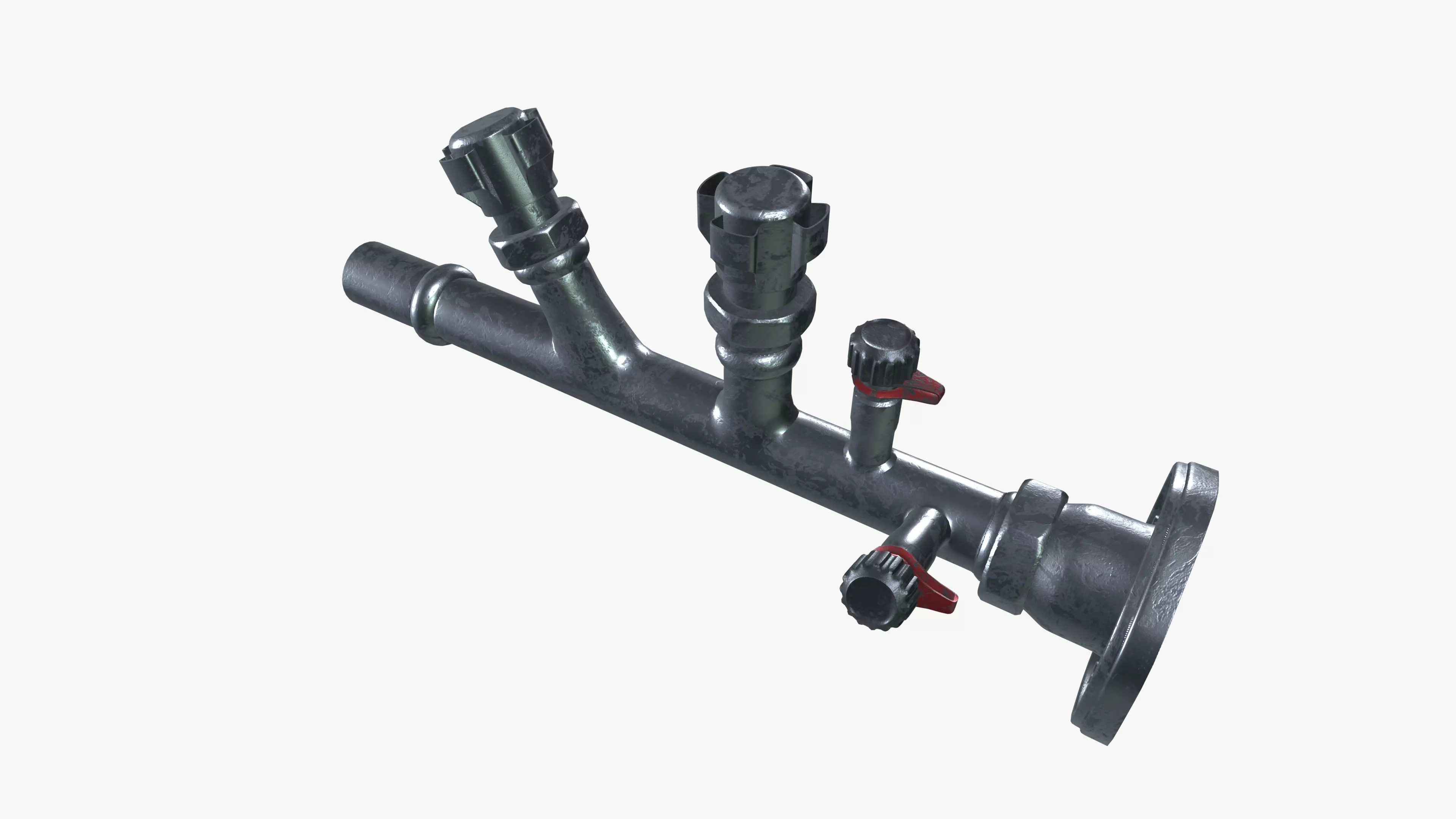 Metal Pipe 3D model_0