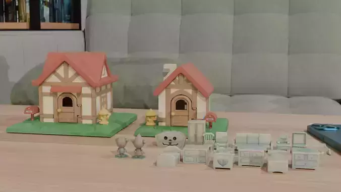Animal Crossing - Playset - Diorama  3D print model