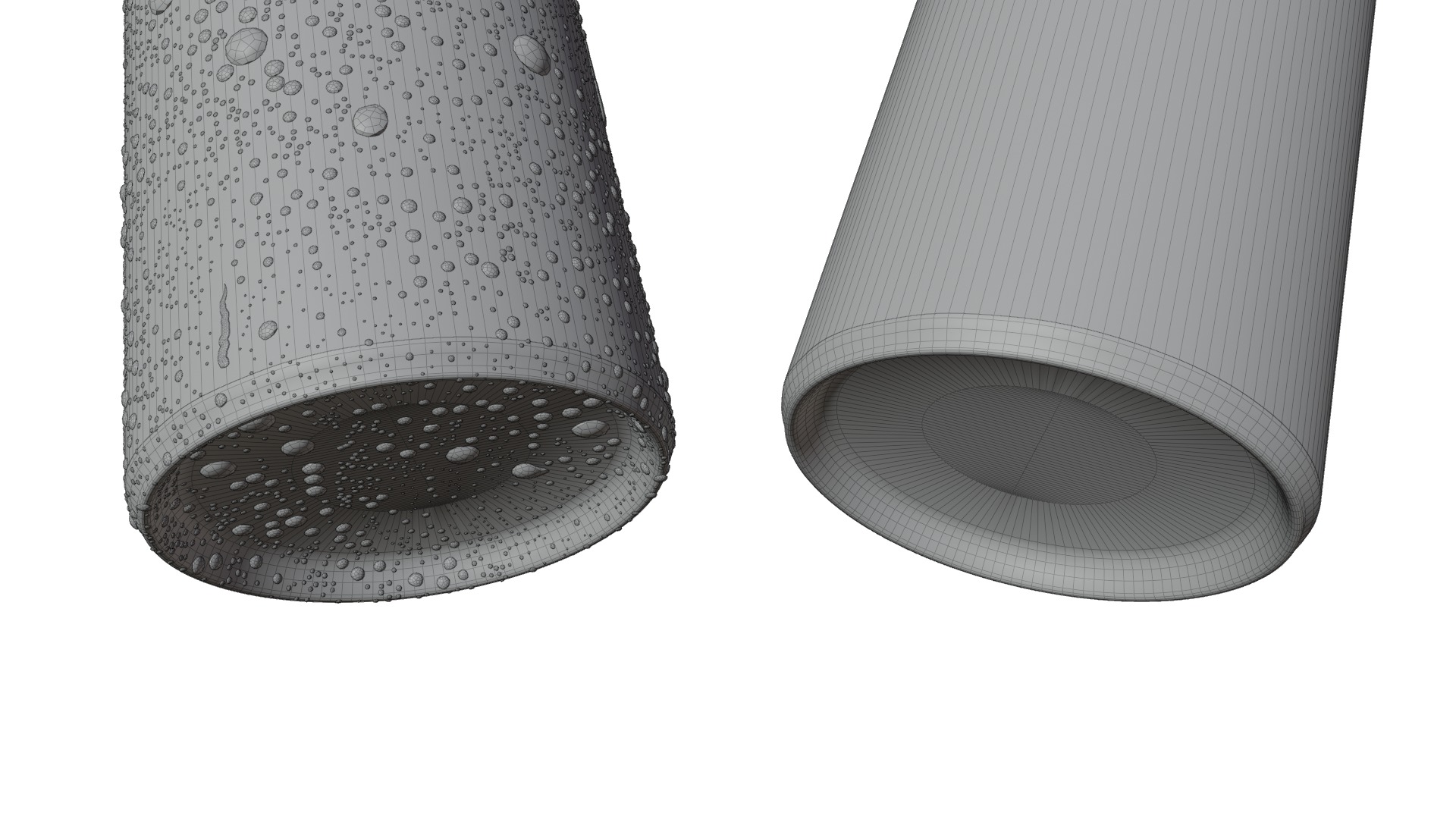 Mixed Beverage Cans Pack - Water Droplets Open and Closed Tabs 3D Model Collection_10