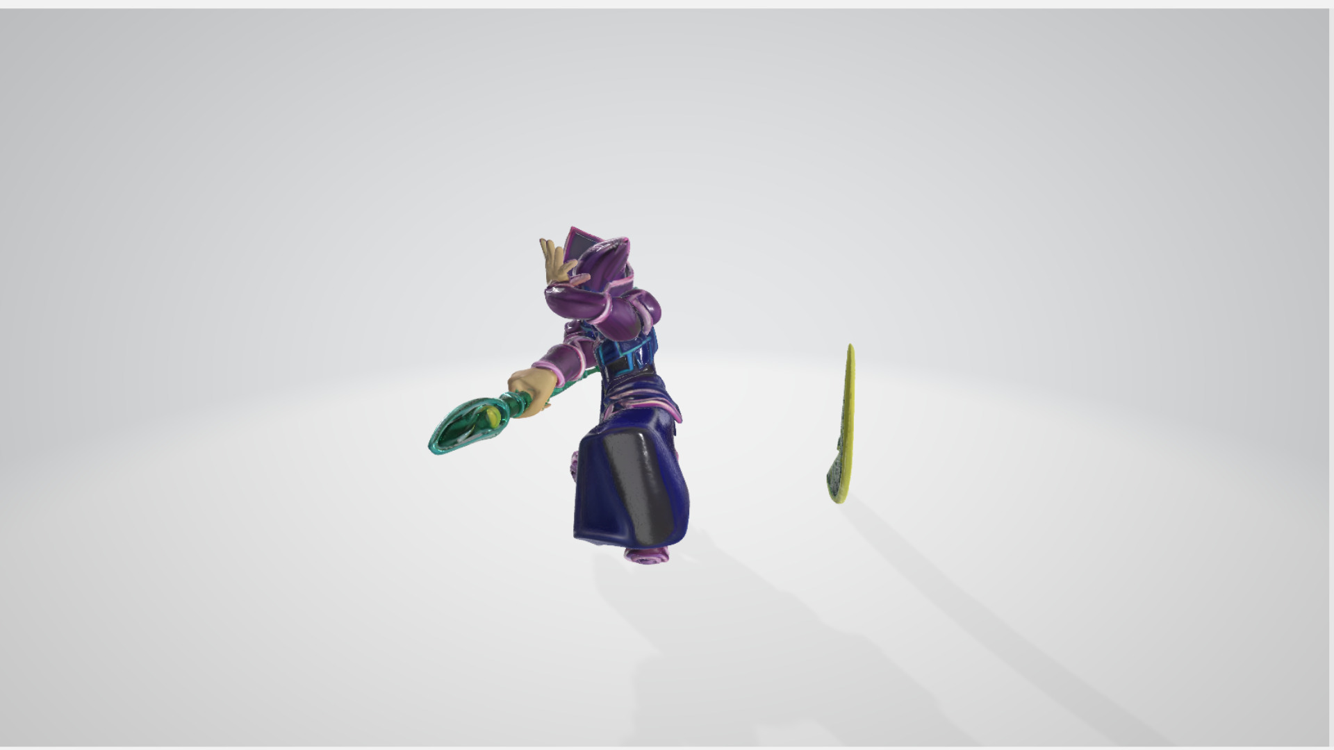 Yugioh Dark Magician 3D print model_1