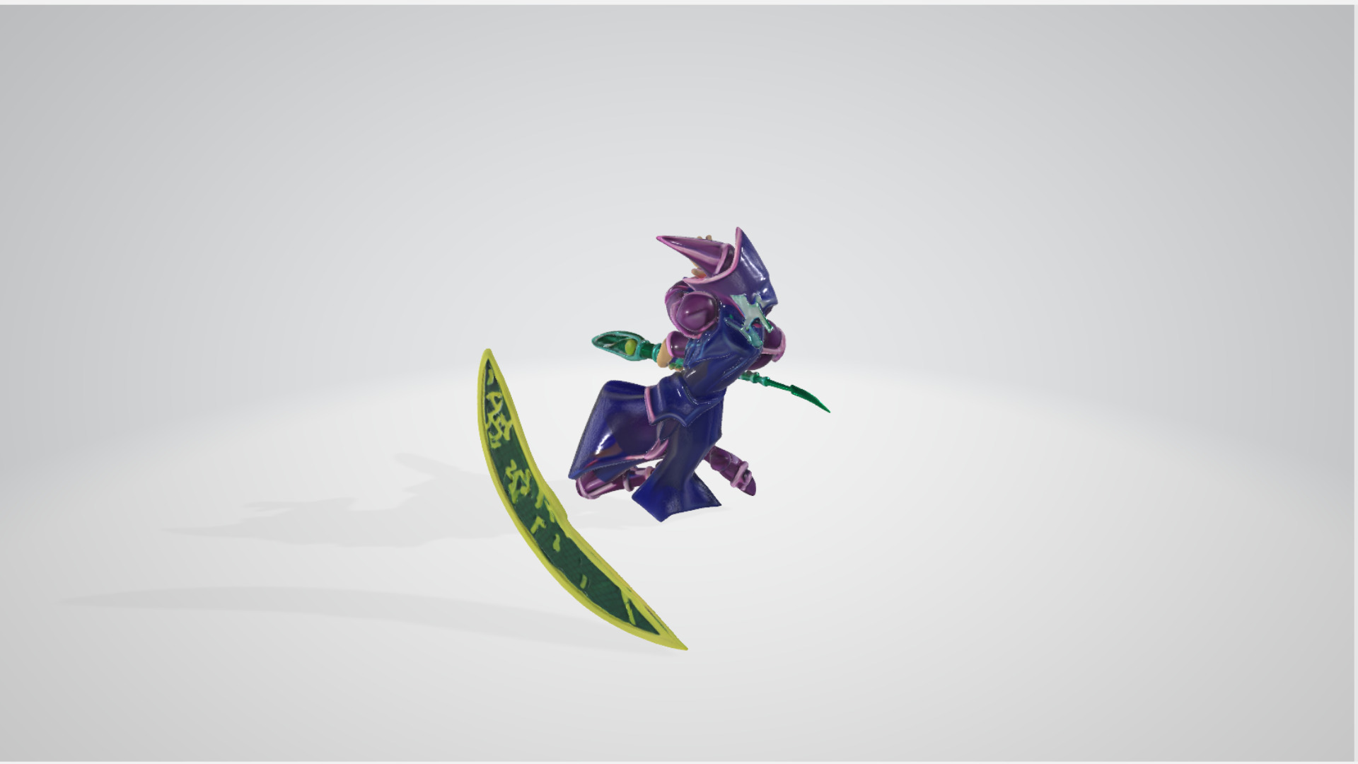 Yugioh Dark Magician 3D print model_2