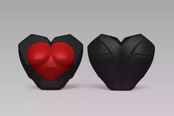She is the Core of Him 3D print model