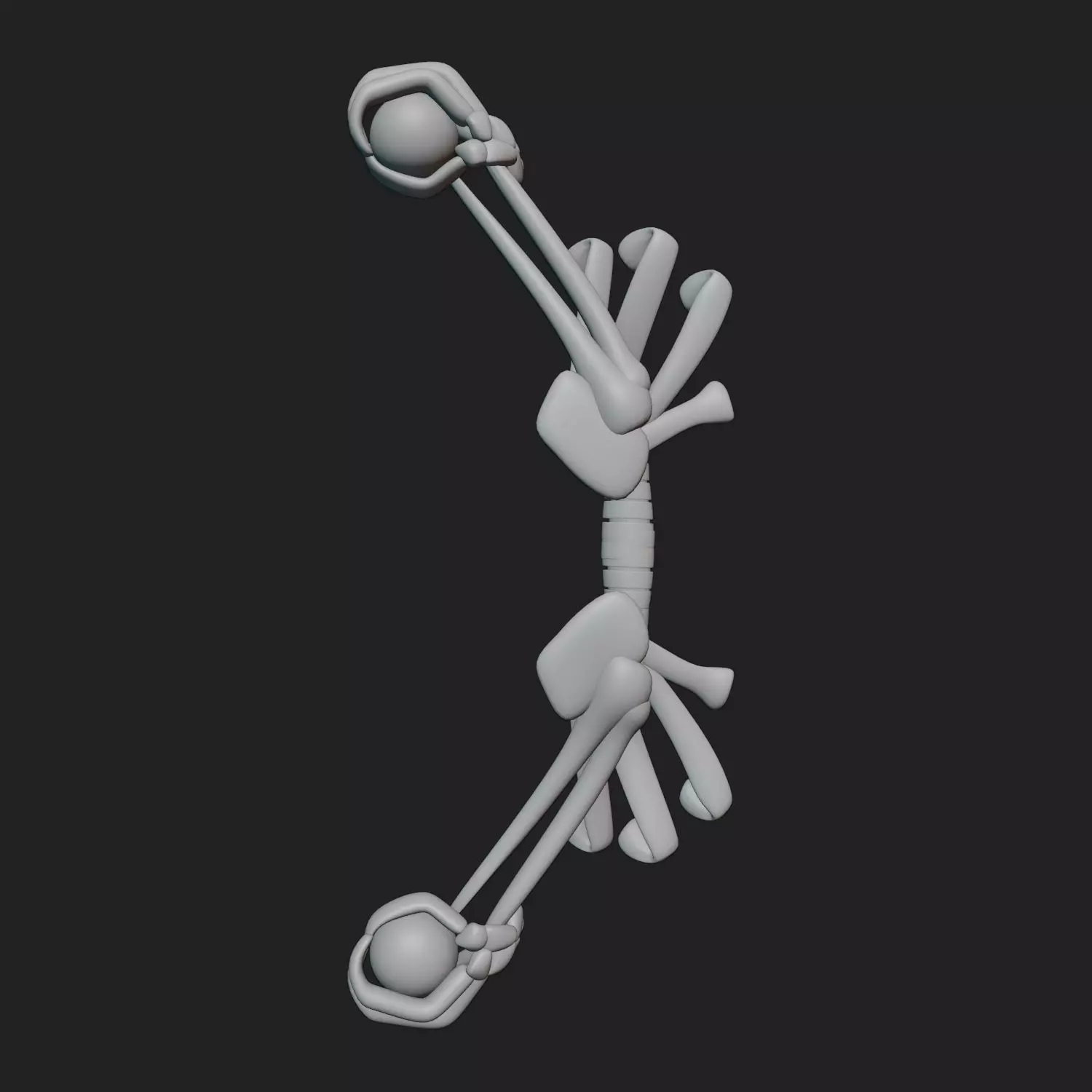 Bow Base Meshes 42 Free 3D model