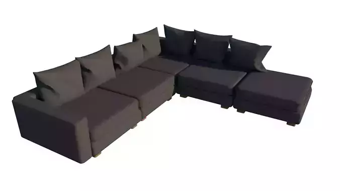 family sofa - black sofa