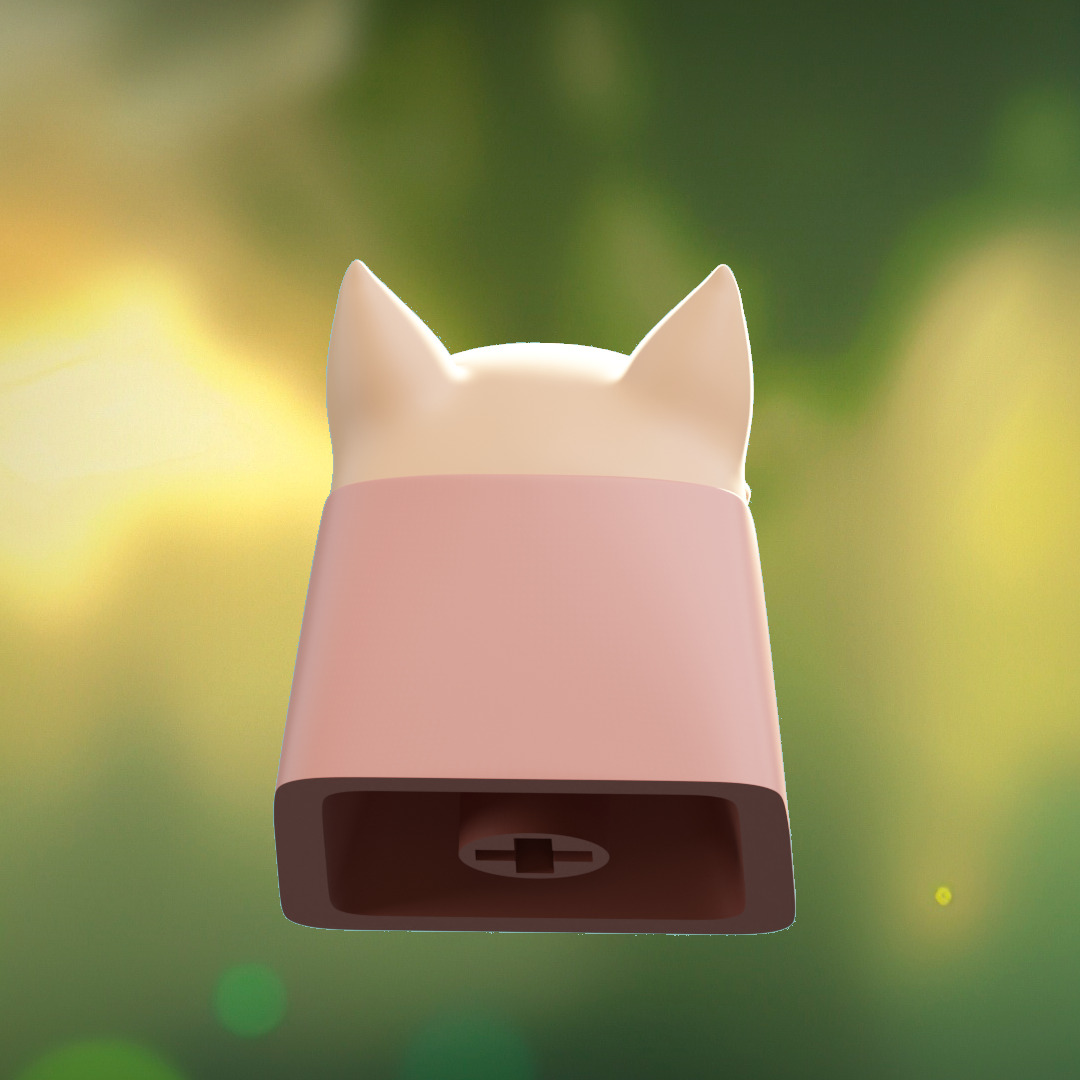 Angry Animals - keycaps to print - Mechanical keyboard 3D print model_26