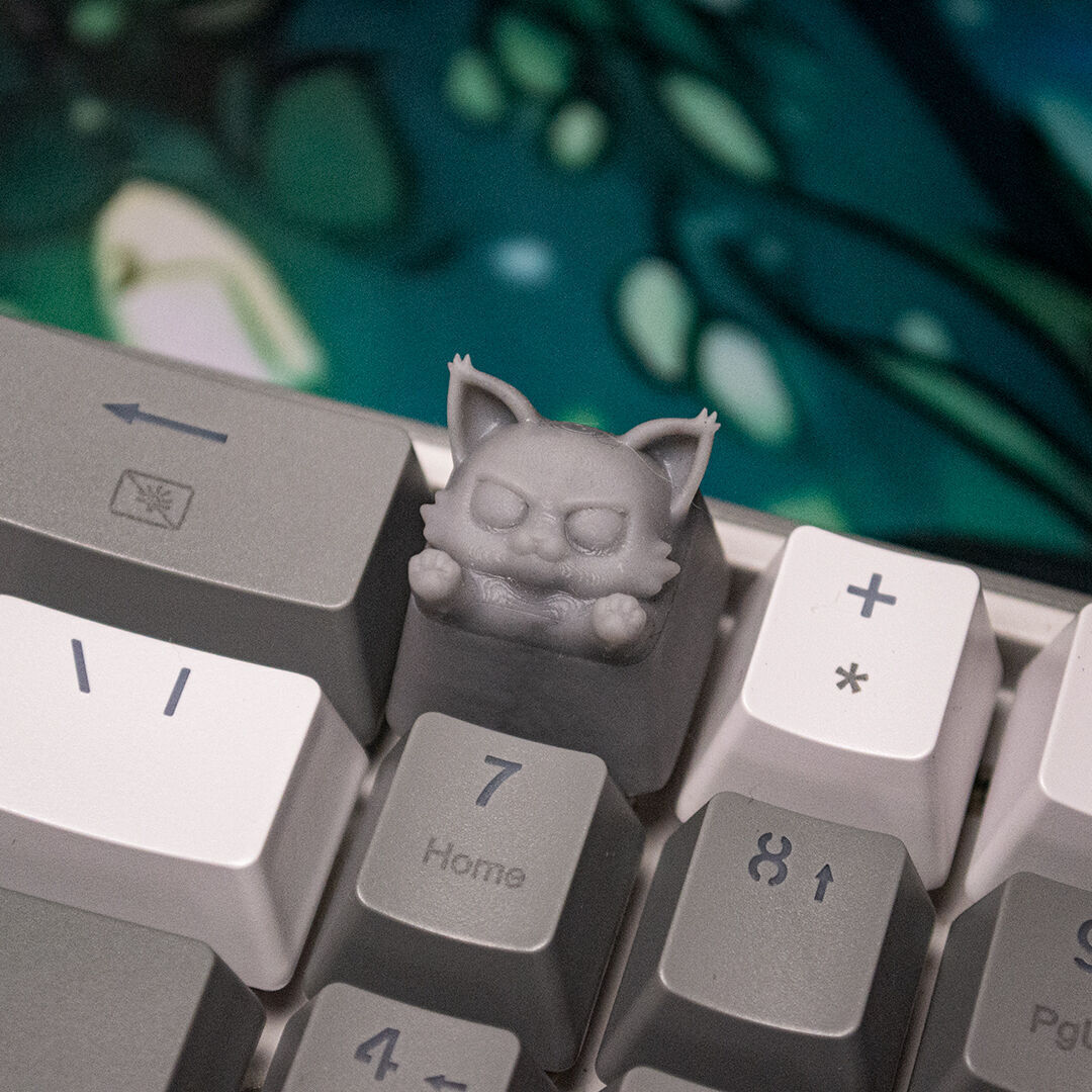 Angry Animals - keycaps to print - Mechanical keyboard 3D print model_7