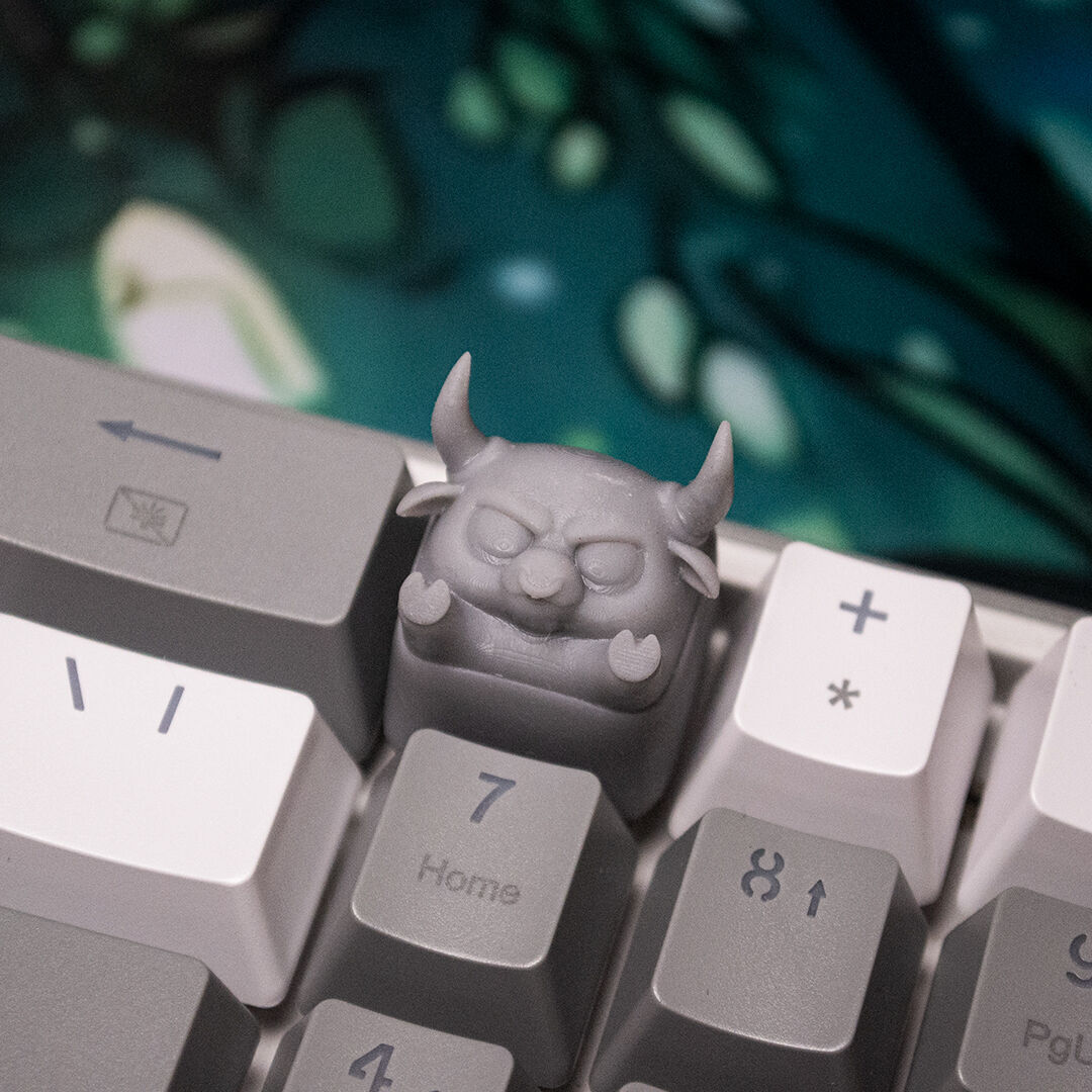 Angry Animals - keycaps to print - Mechanical keyboard 3D print model_9
