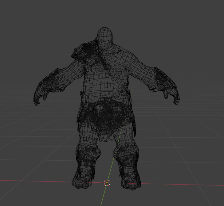 Orc Warrior Rigged Unreal Engine Ready Low-poly 3D model_4