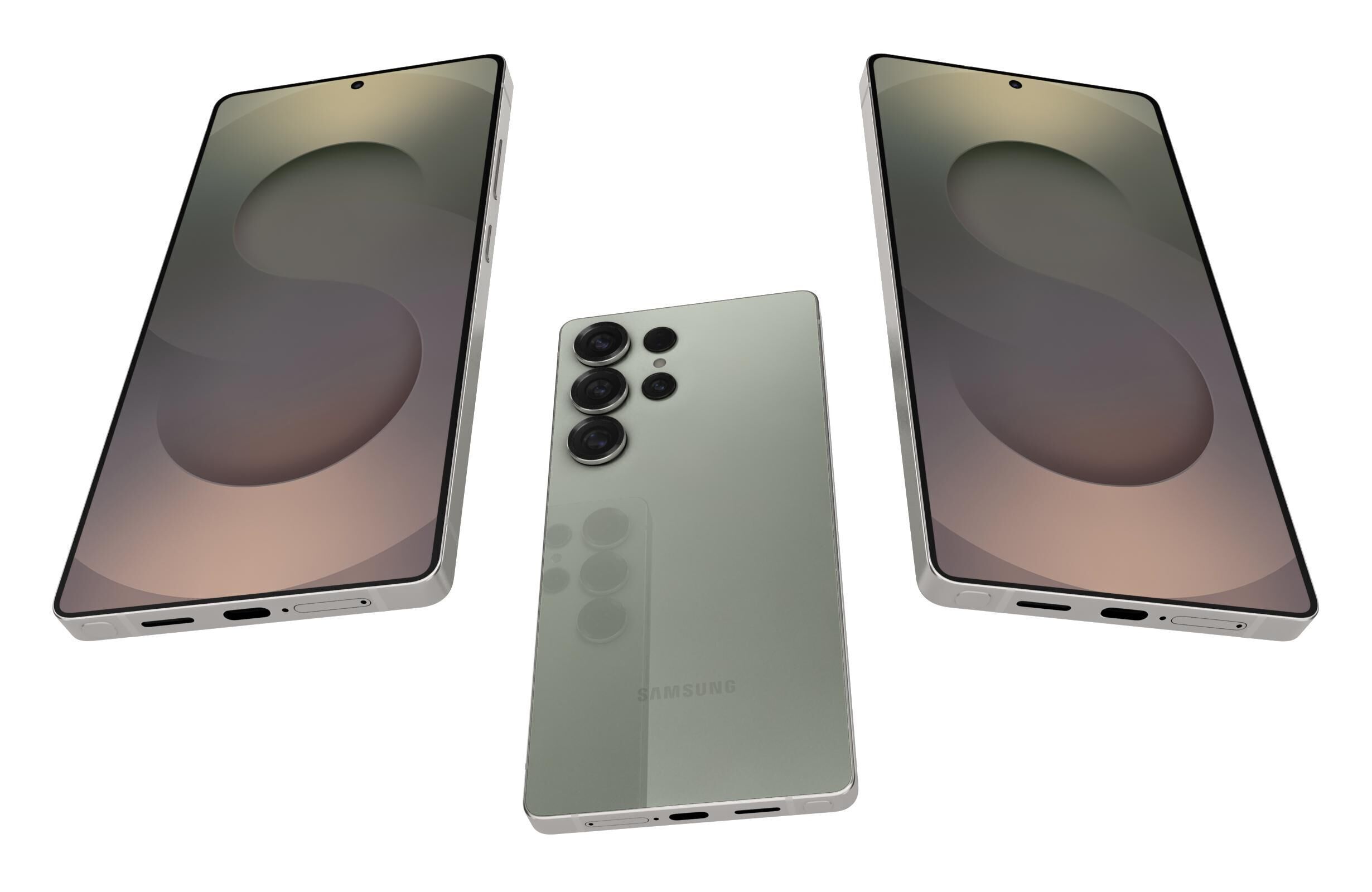 Samsung Galaxy S25 Ultra Titanium Jadegreen 3D model_18