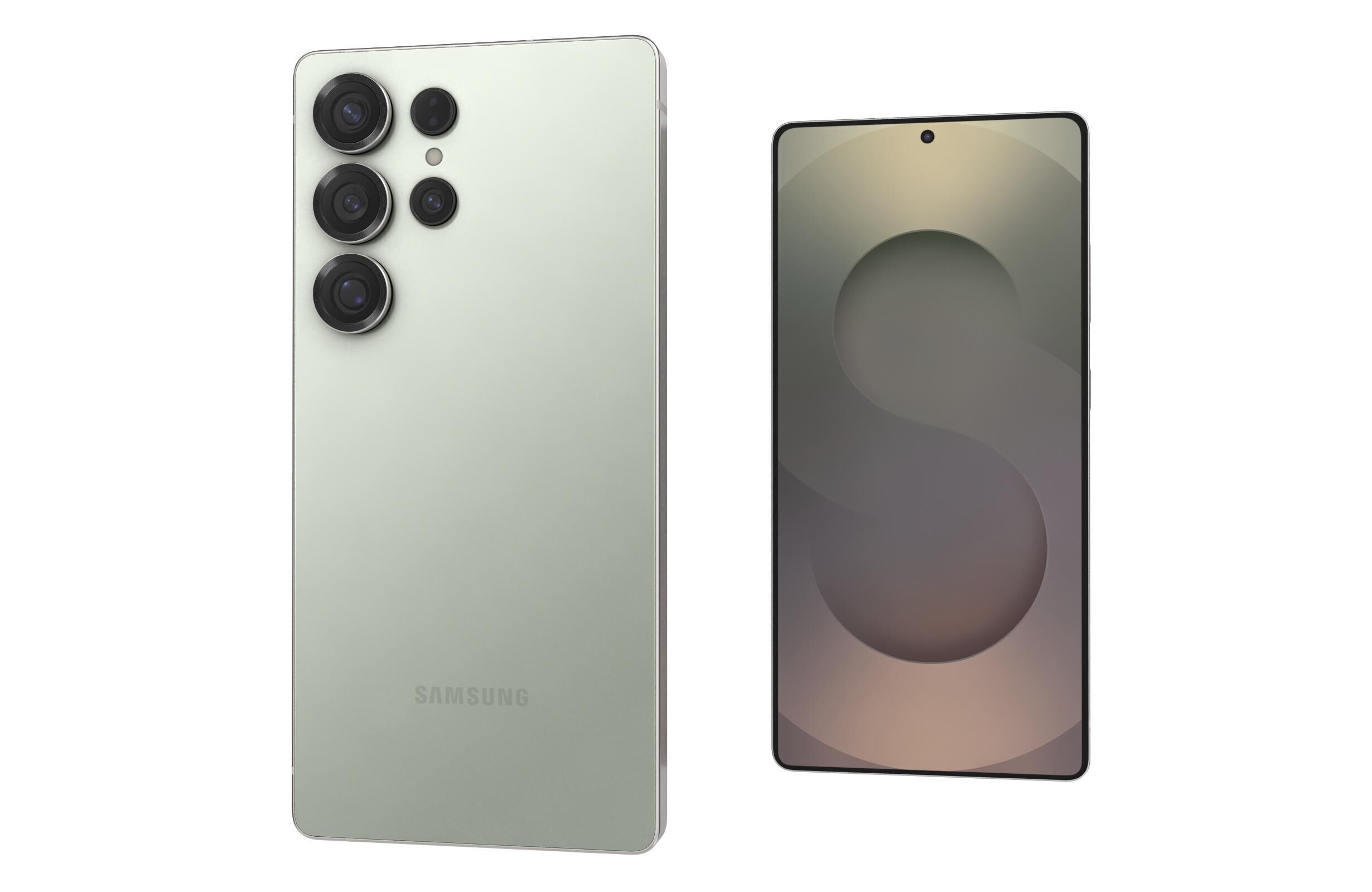 Samsung Galaxy S25 Ultra Titanium Jadegreen 3D model_23