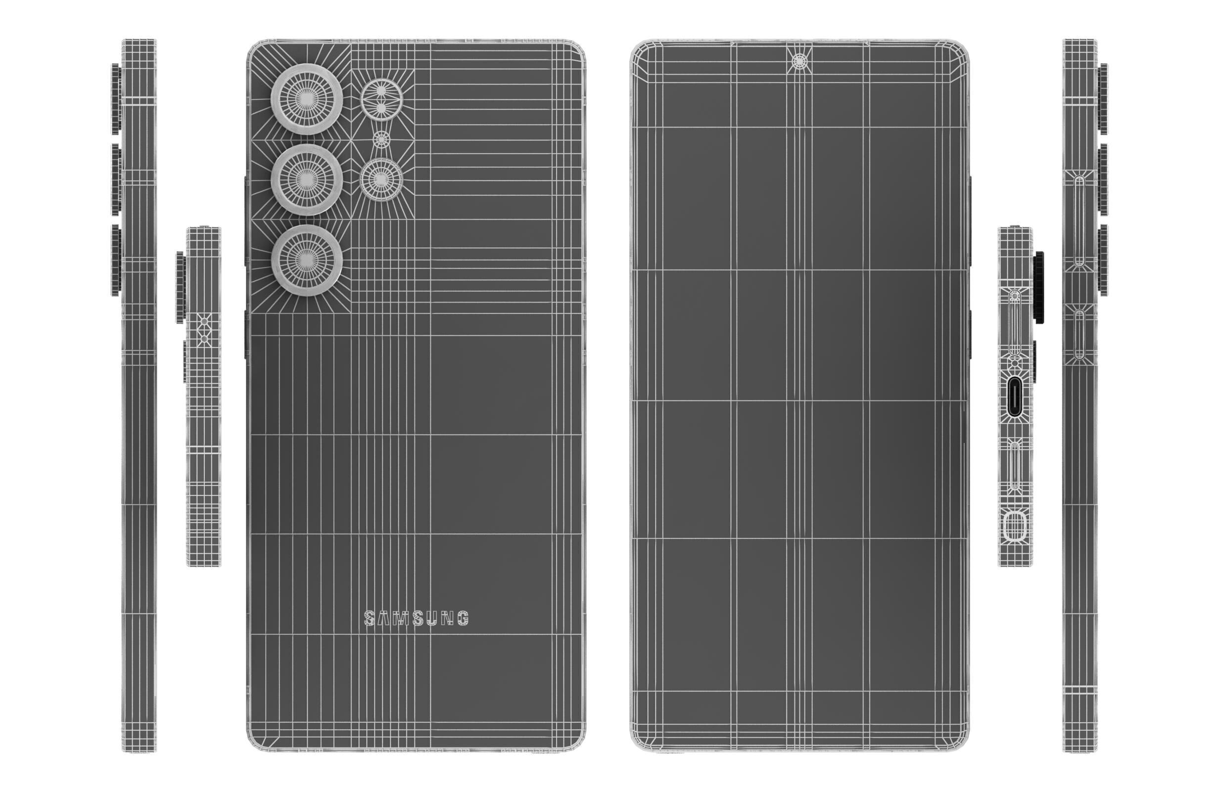 Samsung Galaxy S25 Ultra Titanium Jadegreen 3D model_8
