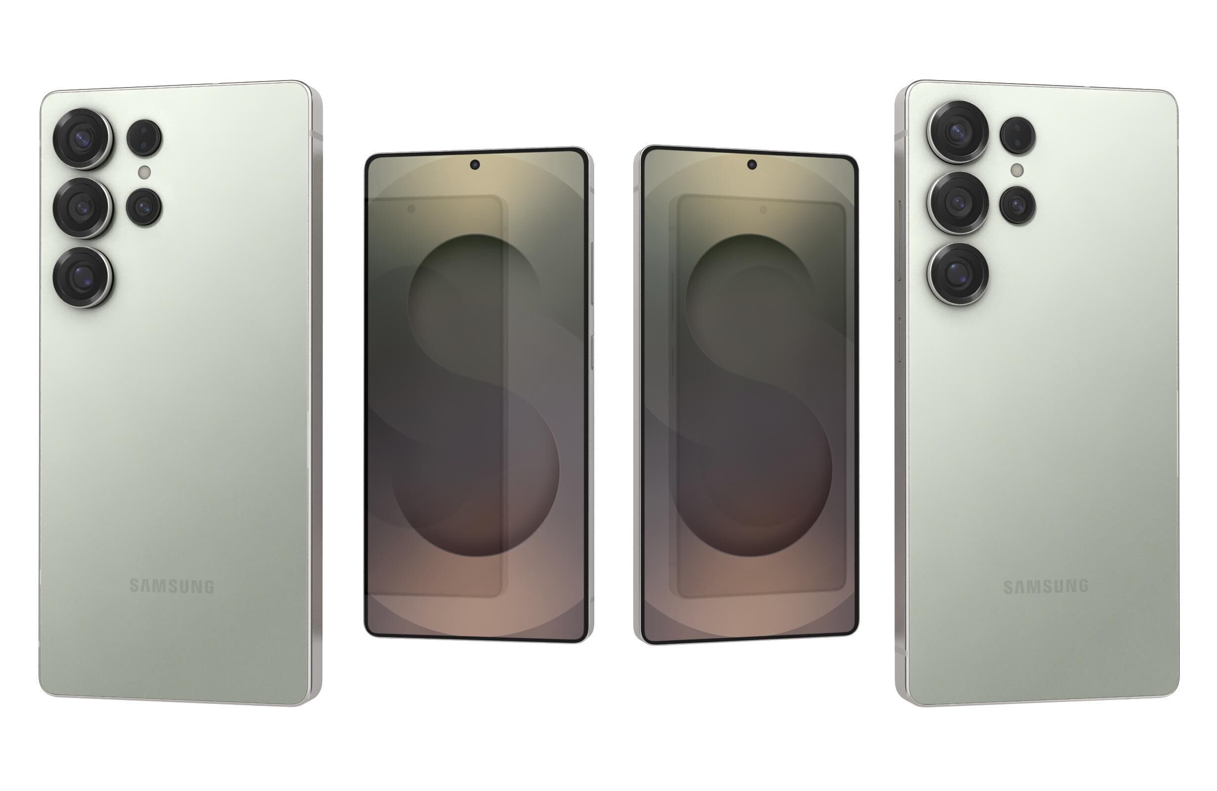 Samsung Galaxy S25 Ultra Titanium Jadegreen 3D model_19