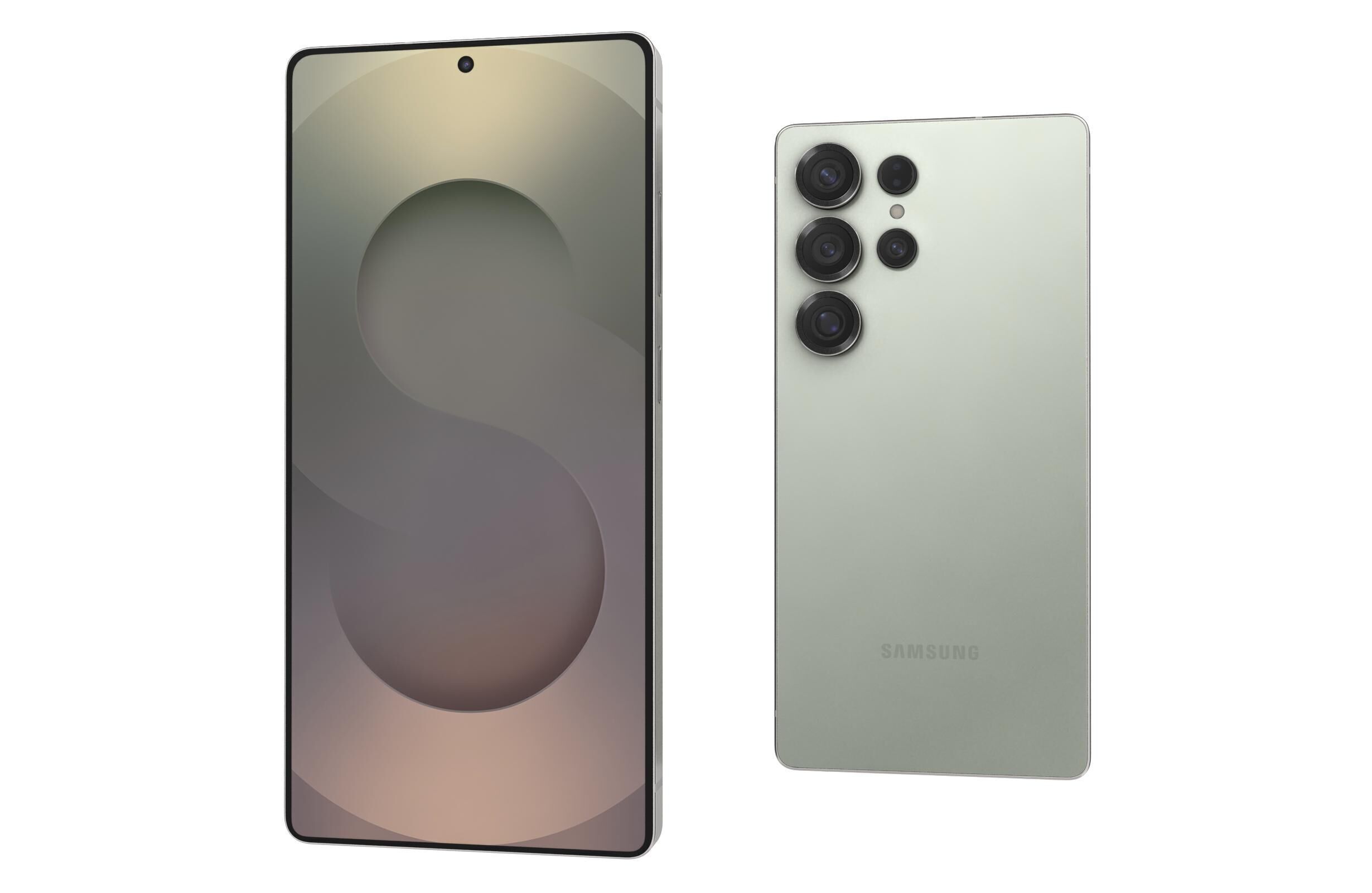 Samsung Galaxy S25 Ultra Titanium Jadegreen 3D model_22