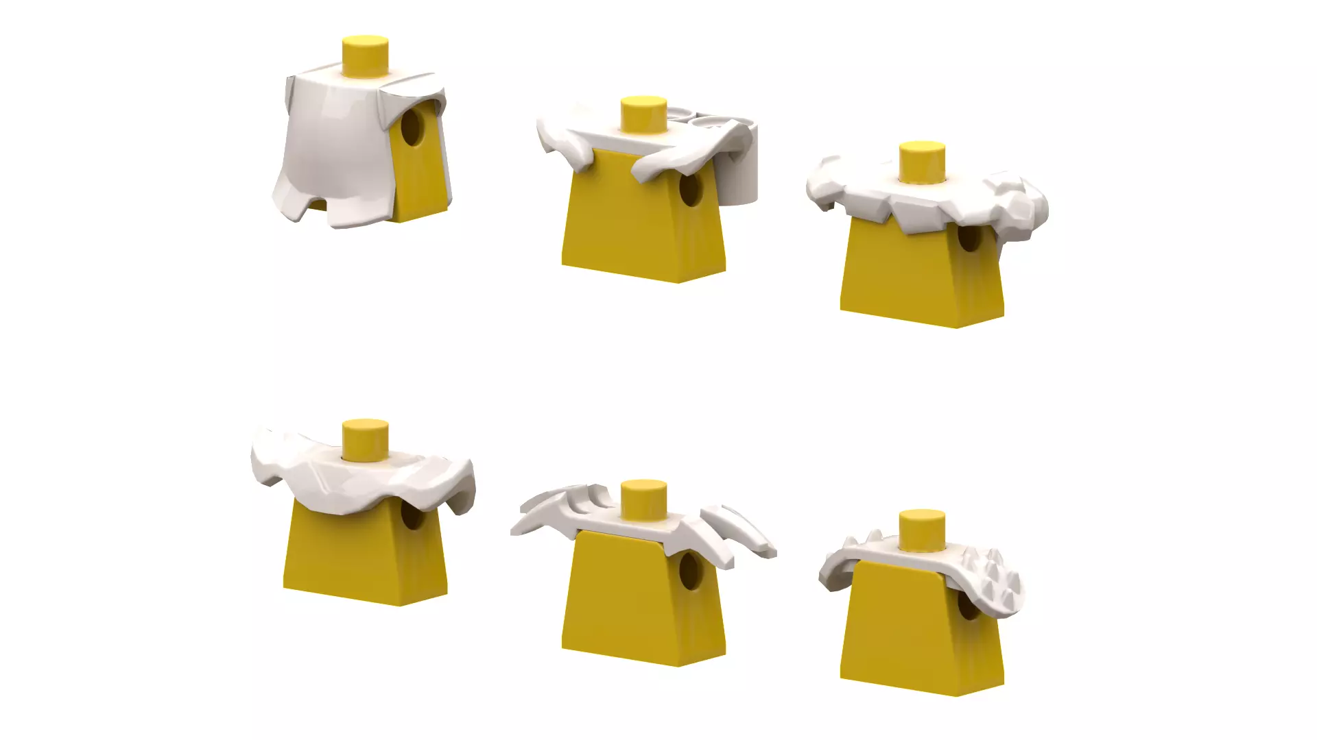 TwindBricks3D - Minifigures Armor Pack 3 3D print model_0