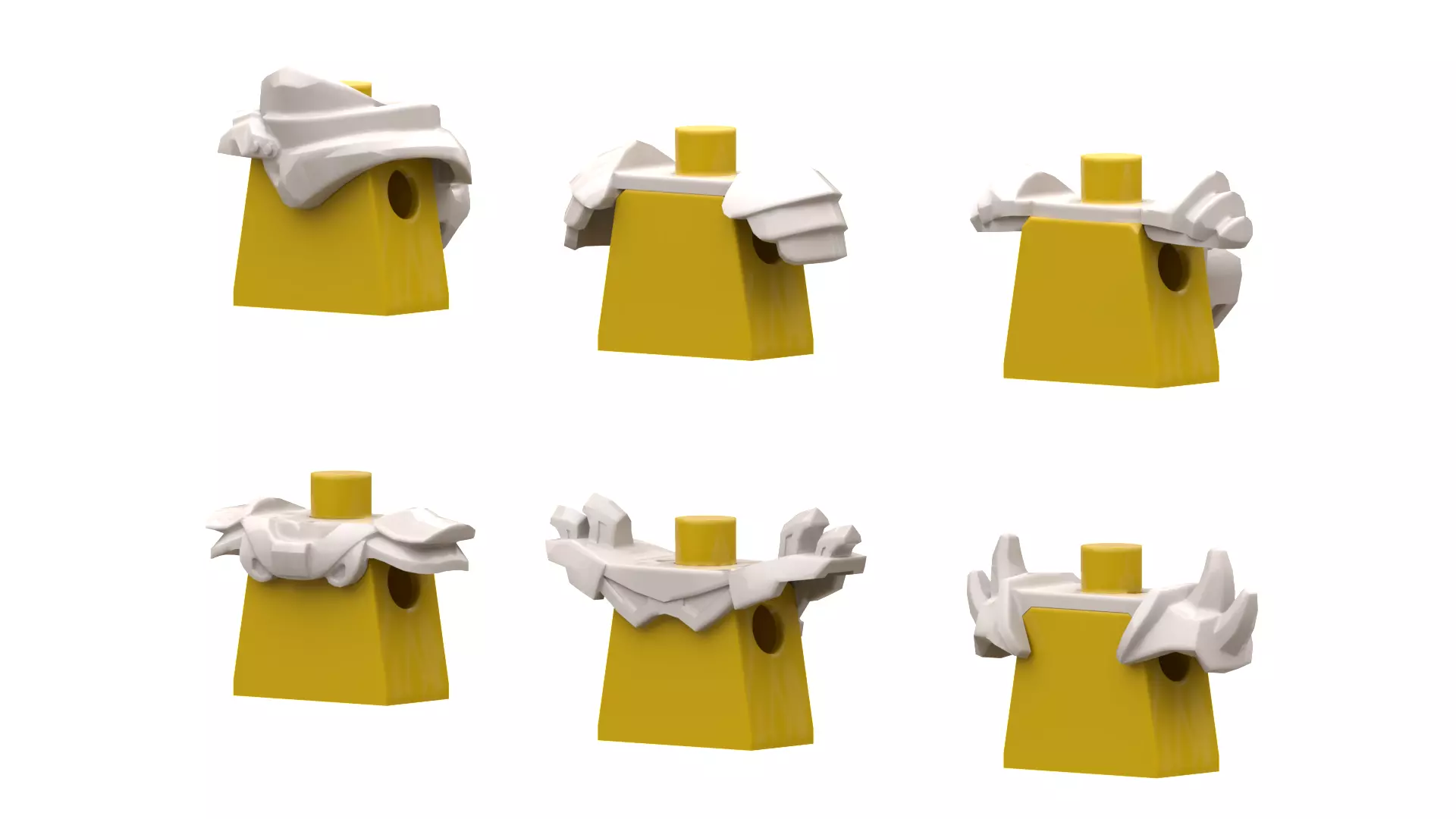 TwindBricks3D - Minifigures Armor Pack 2 3D print model_0