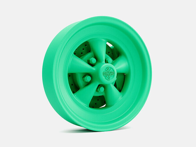 15x4 15x7 15x8 15x10 Cragar SS Wheel and Brake 3D print model 5