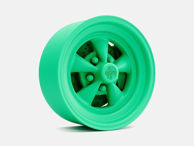15x4 15x7 15x8 15x10 Cragar SS Wheel and Brake 3D print model 6