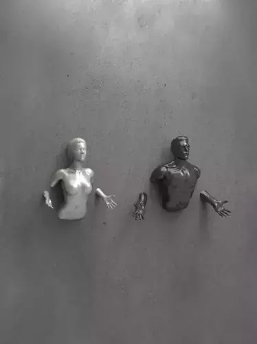 Couple Wall Sculpture