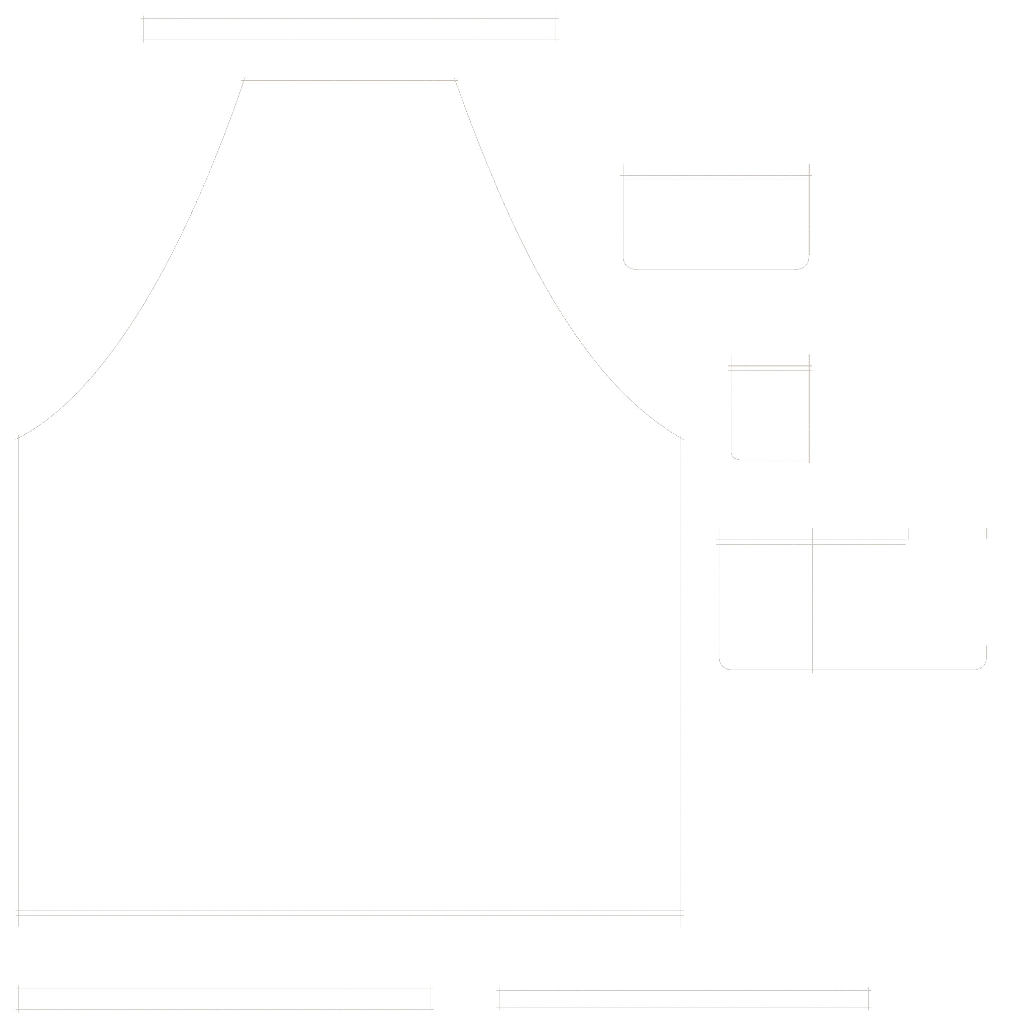 Apron-Checked In Low Poly Low-poly 3D model_5