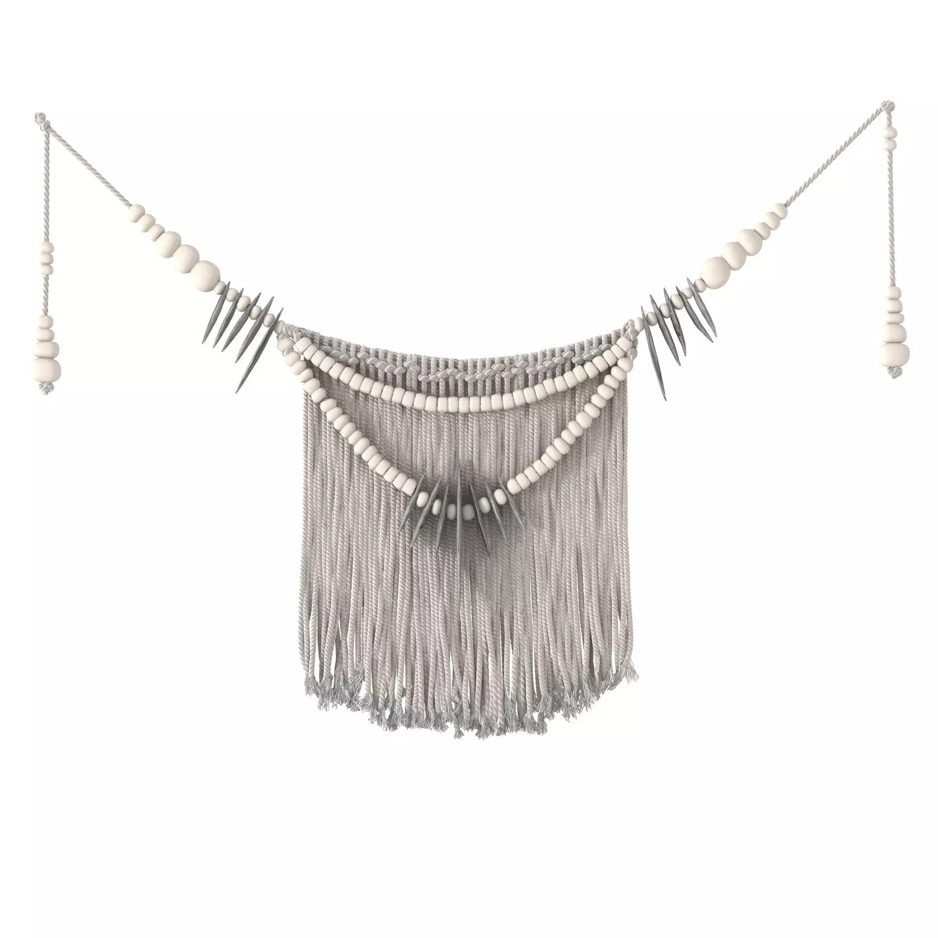 Restoration Hardware Handcrafted Clay Bead Ombre Wall 3D model_0