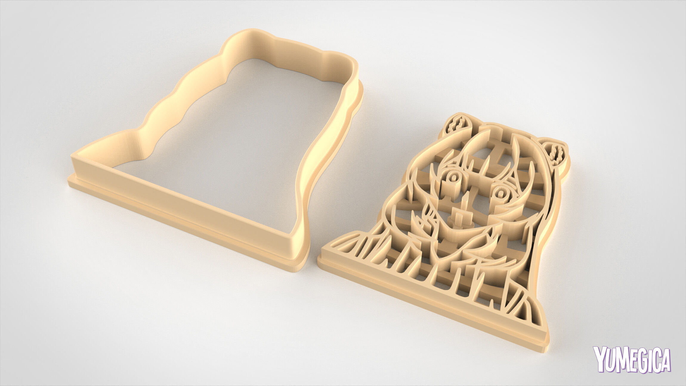 Raphtalia from The Rising of the Shield Hero Cookie Cutter STL 3D print model_5