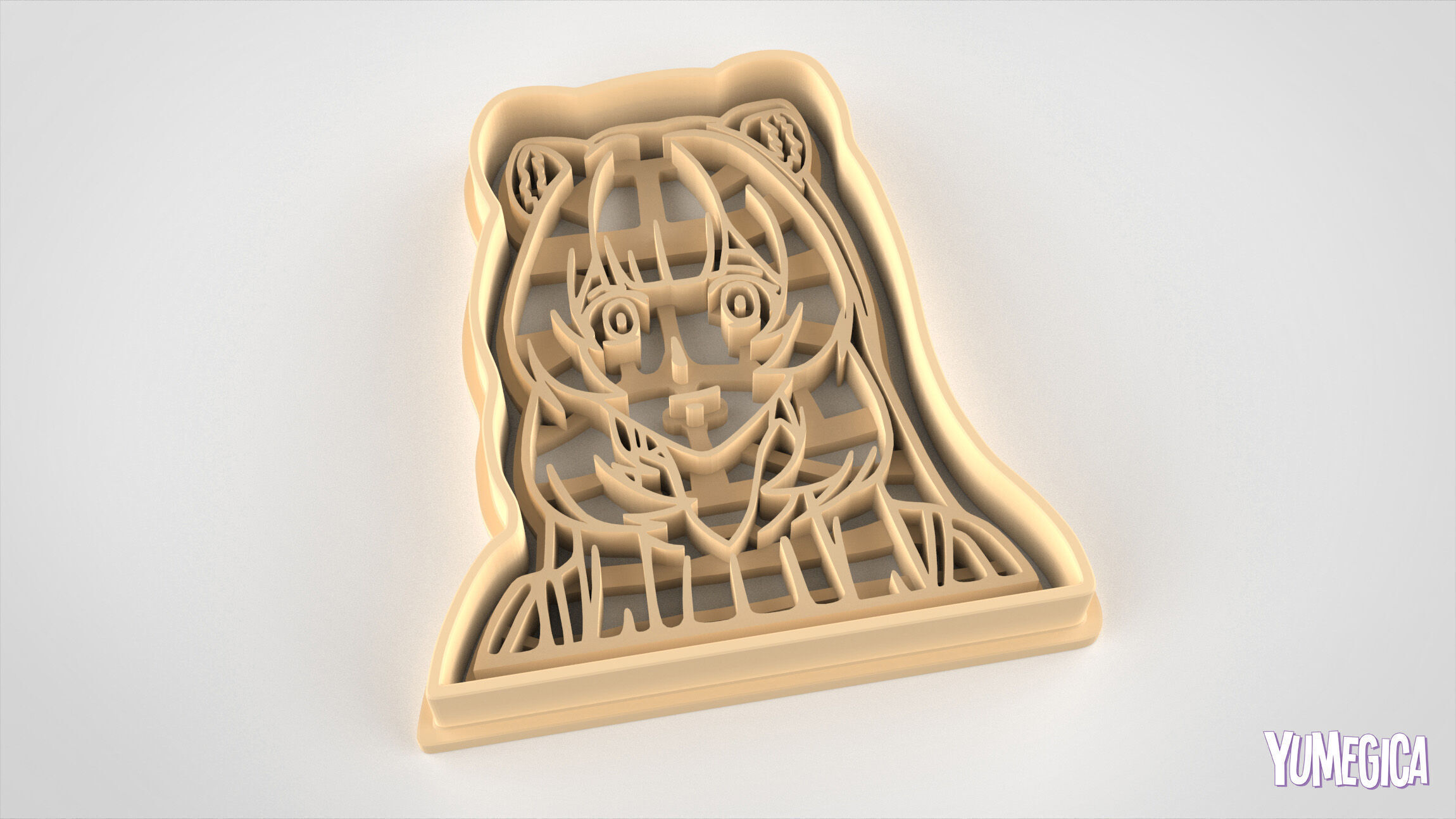 Raphtalia from The Rising of the Shield Hero Cookie Cutter STL 3D print model_3