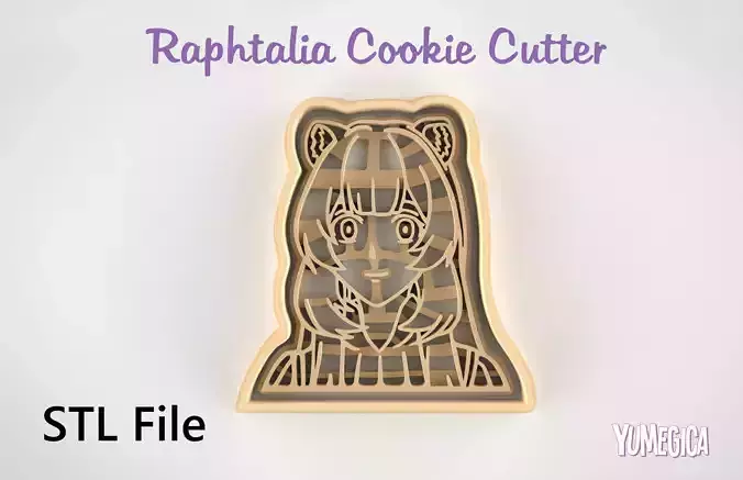 Raphtalia from The Rising of the Shield Hero Cookie Cutter STL 3D print model
