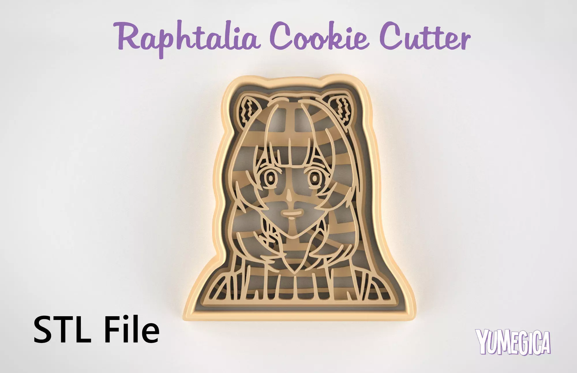 Raphtalia from The Rising of the Shield Hero Cookie Cutter STL 3D print model_0