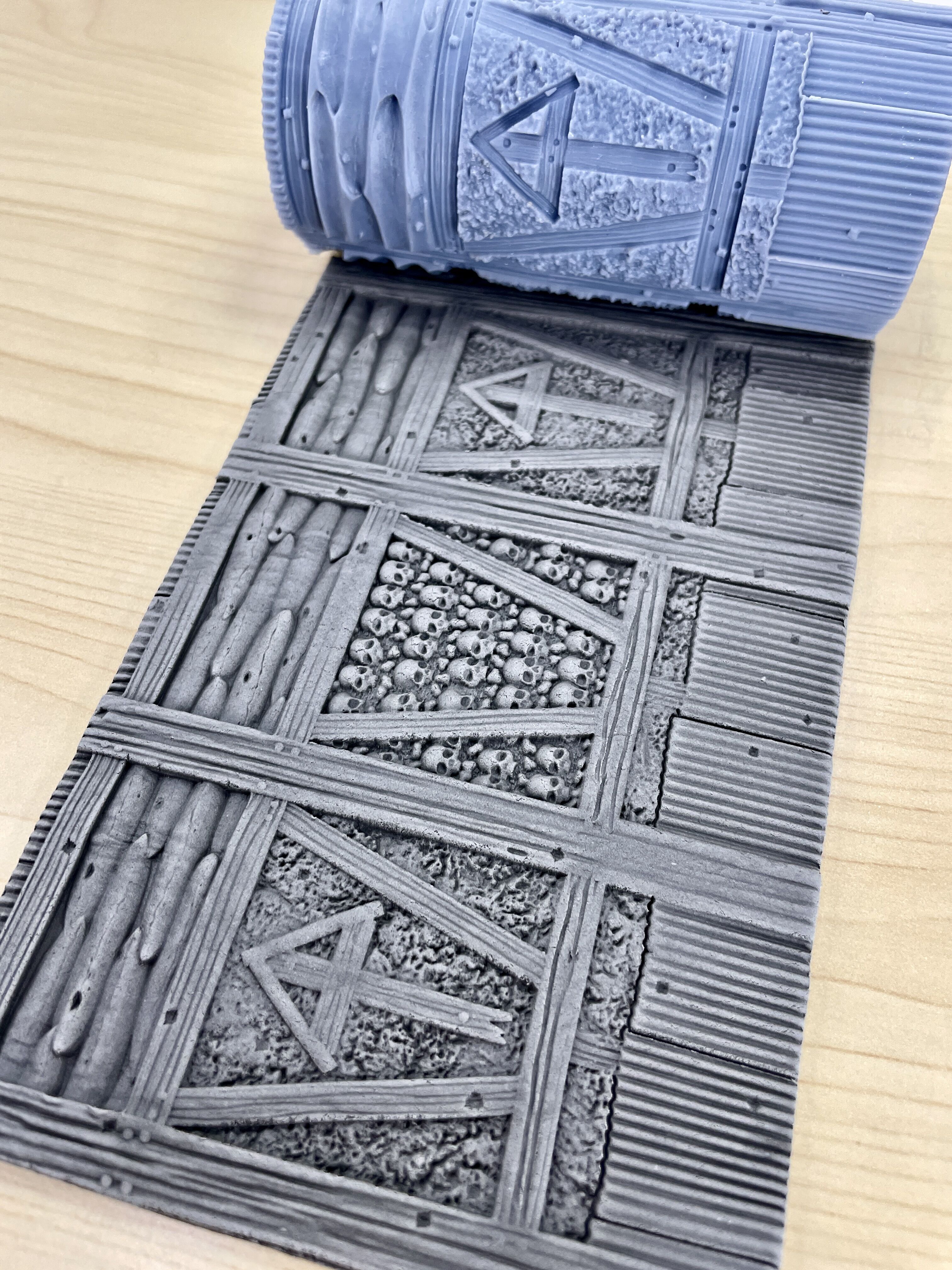 Frontline Crusaders Texture Roller and Terrain Set 3D print model_5