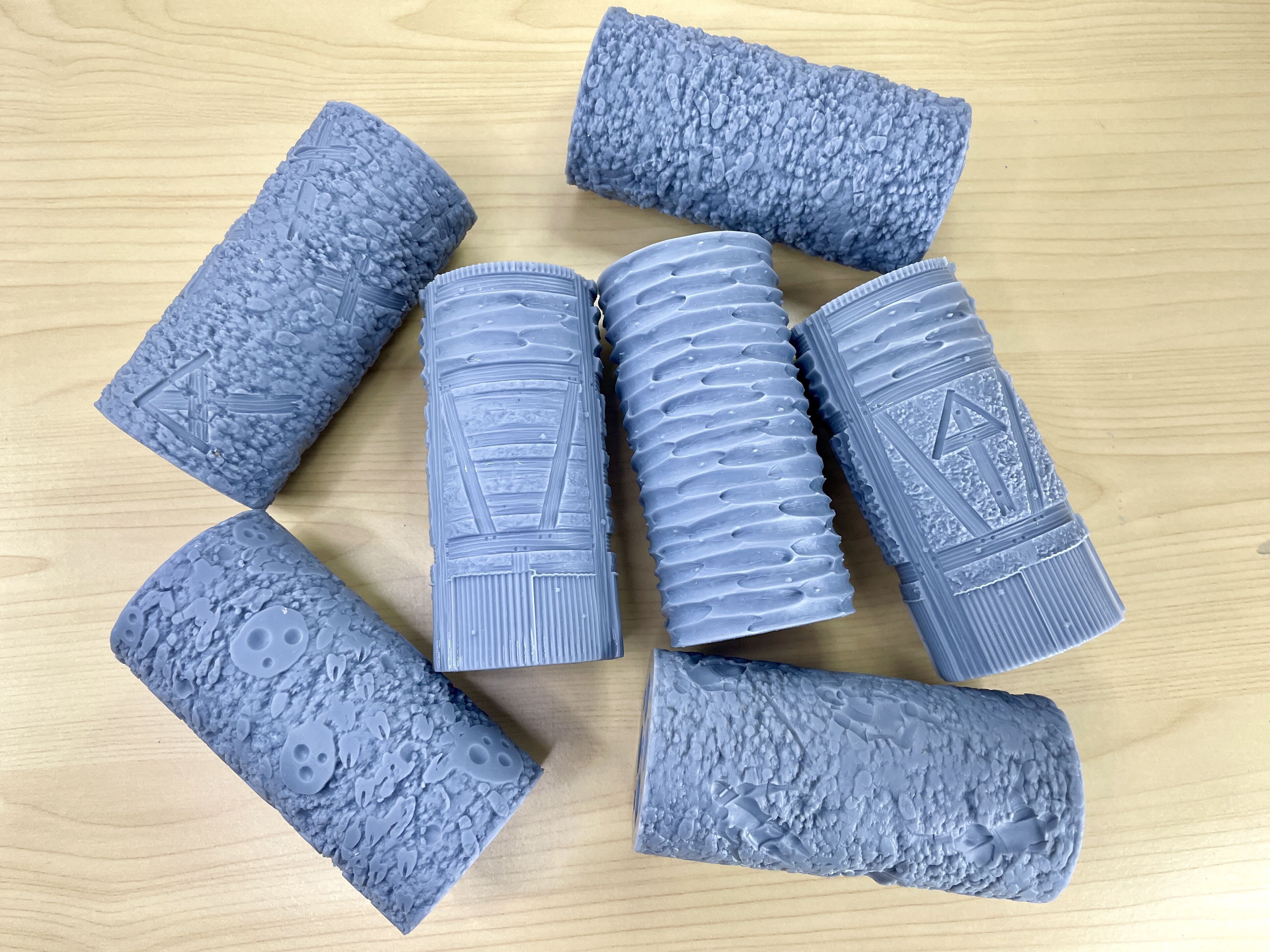 Frontline Crusaders Texture Roller and Terrain Set 3D print model_2