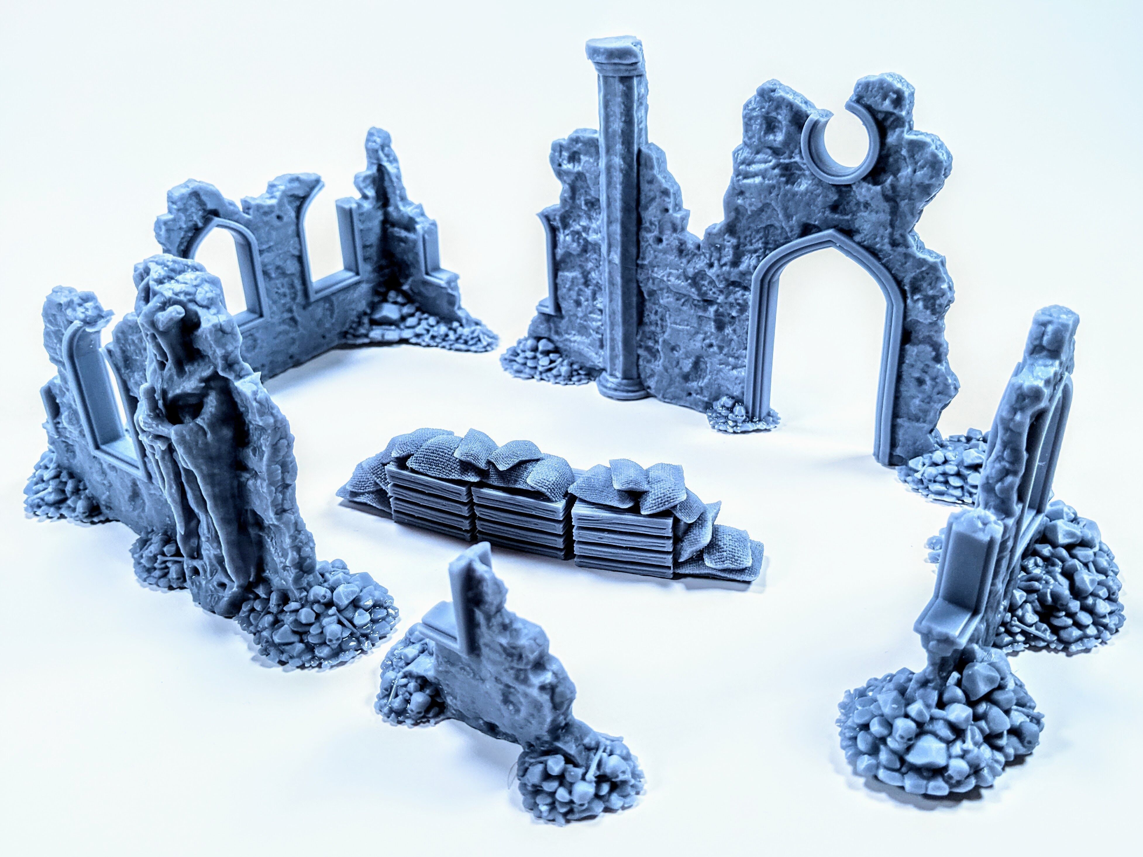 Frontline Crusaders Texture Roller and Terrain Set 3D print model_46