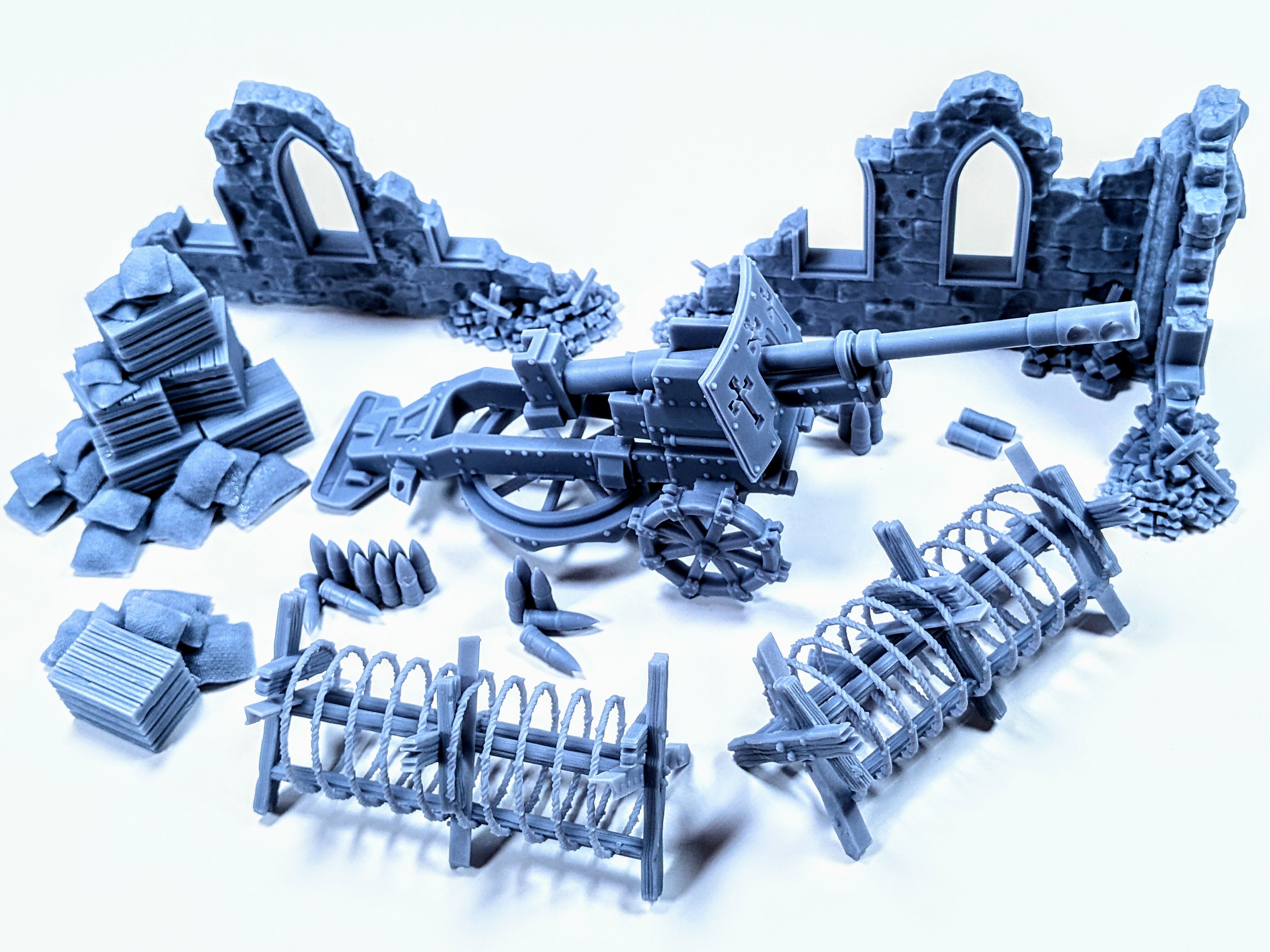 Frontline Crusaders Texture Roller and Terrain Set 3D print model_47