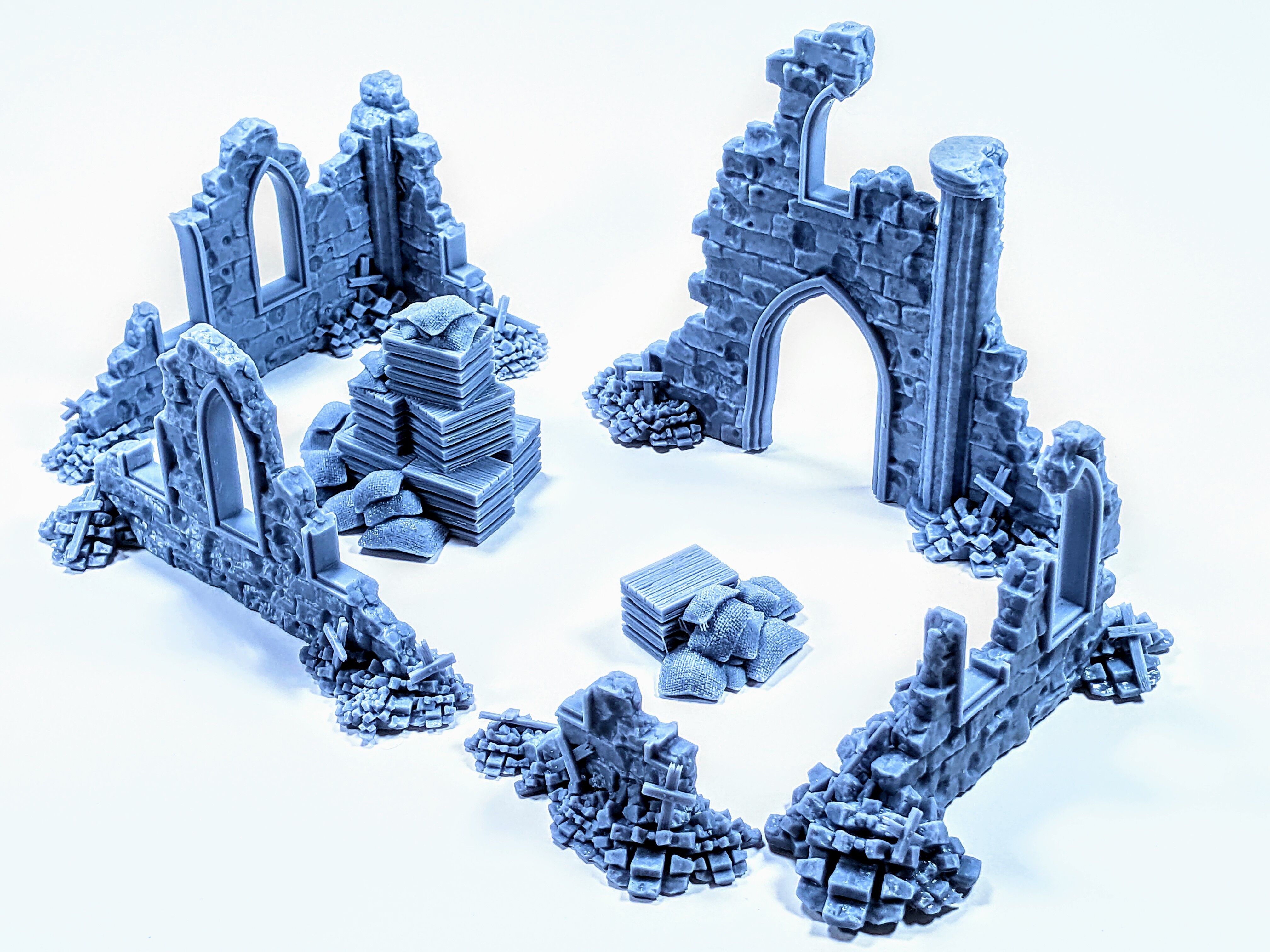 Frontline Crusaders Texture Roller and Terrain Set 3D print model_13